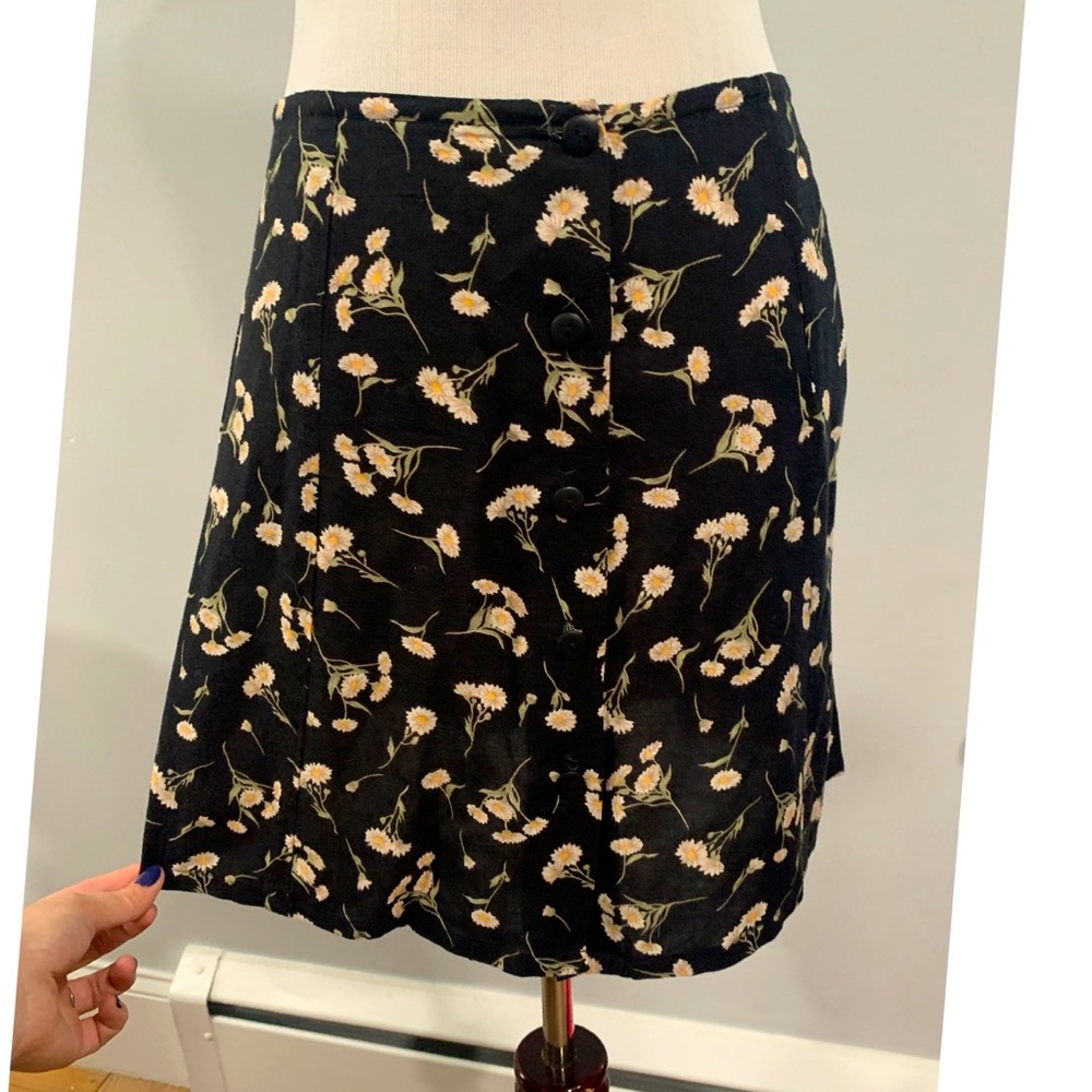 Vintage B. Moss Floral Mini Skirt